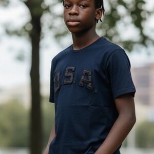 VTG Polo Ralph Lauren Shirt Mens XL USA Single Stitch Tee Slim Fit Black